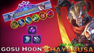 Fast Hand Hayabusa Crazy Shadow Movement!!| Top Global Hayabusa By GOSU HOON ~ MLBB | Thunder X