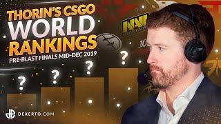 Thorin’s CSGO World Rankings - Mid December 2019