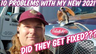 10 issues with my 2021 Peterbilt 579 Ultraloft - Do they get resolved?