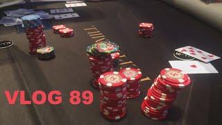 I flop king high flush and TWO GUYS JAM ALL IN! | Poker Vlog 89