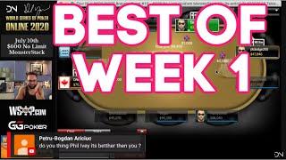 BEST of 2020 WSOP Online Week 1 - Top 5 Hand Breakdowns