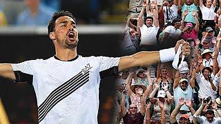 The Day Fognini Turned a Tennis Court into a Football Stadium!!