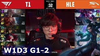 HLE vs T1 - Game 2 | Week 1 Day 2 S10 LCK Spring 2020 | Hanwha Life vs T1 G2 W1D3