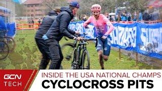 Inside The Pits With A Pro Mechanic & EF Education First | USA Cyclocross National Champs