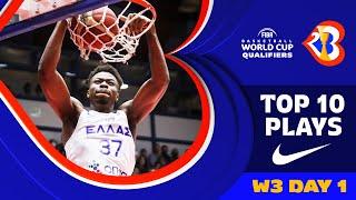 Nike Top 10 Plays - W3 Day 1 - FIBA Basketball World Cup 2023 Qualifiers