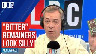 Nigel Farage slams "bitter" Remainers who refuse to use Brexit 50p coins