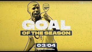 ❤️You will LOVE this video! | Arsenal Goals of the season | 2003/04 | Invincibles