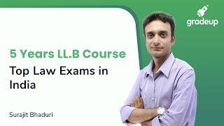 Top Law Entrance Exams in India for 5 Years LL.B | CLAT, AILET, SLAT, LSAT (India) and MH CET