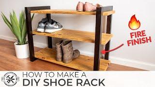 DIY Shoe Rack with 