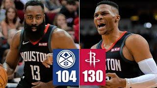 James Harden scores 35, Russell Westbrook trolls Nikola Jokic | 2019-20 NBA Highlights