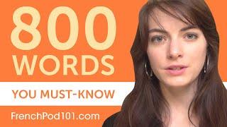 800 Words Every French Beginner Must Know