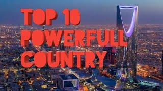 top 10 power full country