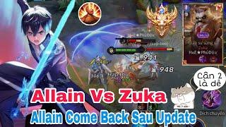 TOP Allain | Allain Vs Zuka Tại Lane Tà Thần Caesar, Allain Come Back Sau Update✓