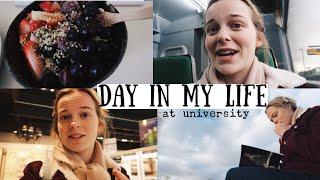 Day in my Life at University || Food Haul & Spontaneous Beach Walk