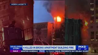 4 women killed in Bronx apartment building fire