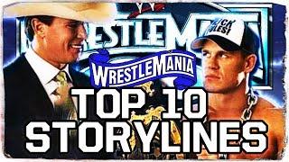 Top 10 der besten WWE WrestleMania Storylines (Deutsch/German) || Paraflow