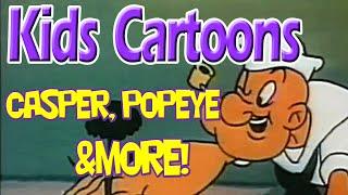 top 10 kids all time favorite cartoons - Popeye, Casper, Superman