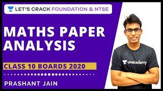 CBSE Class 10 All Regions 2020 Solutions | Maths Question Paper Analysis | CBSE Board Exam 2020