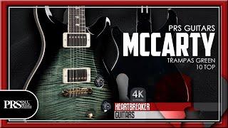 PRS McCarty 10 Top Trampas Green Smokeburst