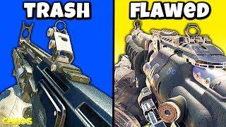 Top 10 WORST ASSAULT RIFLES in COD HISTORY (Personal List)