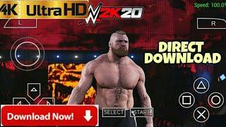 DOWNLOAD WWE2K20 MOD OBB DATA FOR ANDROID PPSSPP [4K ULTRA HD GRAPHICS]LINK IN DESCRIPTION - 2020