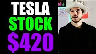 Tesla Stock Hits $420! Will it go crash now?