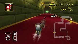 【MKW WR】 N64 Bowser's Castle - 2:30.815 - Luke (Multighost Live Replay)