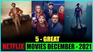 Top 5 Best NETFLIX MOVIES Of December 2021 In Hindi | NEW MOVIES Released In December 2021