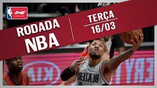 RODADA NBA 16/03 - LILLARD ILUMINADO, SHOW DE ZACH LAVINE, TOP 10 E MUITO MAIS!