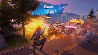 Fortnite - Top 1 station-service transformée en feu d'artifice