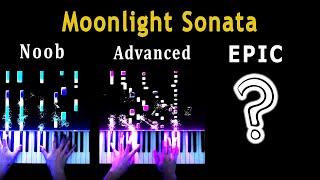 5 Levels of Moonlight Sonata: Noob to Epic