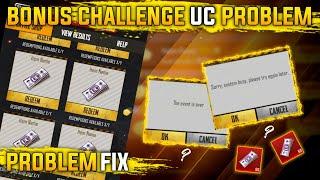 Bonus challenge redeem store not working | How To Fix The Event Is Over Problem | Sandeep Gaming