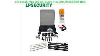 Top LPSECURITY 1200kg/1500kg 6m/7m nylon racks automatic electric gate opener motor engine with 4 r