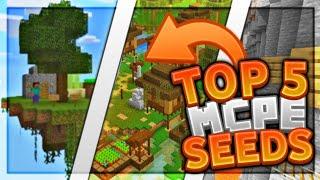 Top 5 MCPE Seeds 2020 1.14+ / Villages, Mansions, Diamonds / Minecraft Bedrock Edition