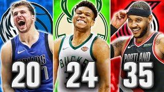 The Best NBA Player At Every Age In 2020