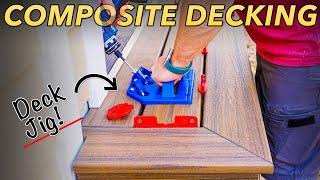 Install COMPOSITE DECKING (Trex) with a DECK JIG // How-To