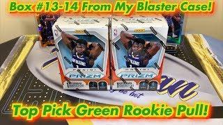 *Top Pick Green Rookie Pull!* 2019-20 Panini Prizm Basketball Retail Blaster Case, Box #13-14