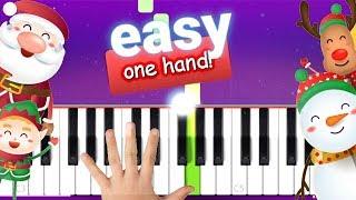 10000% EASY : 11 PIANO CHRISTMAS SONGS WITH 1 HAND!