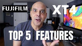 Top 5 Fujifilm X-T4 FEATURES to get excited about!