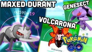 THE POWER OF MAXED DURANT IN POKEMON GO | VOLCARONA & GENESECT WILL RULE