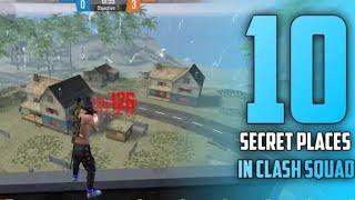 TOP 10 CLASH SQUAD SECRET PLACES FREE FIRE #1