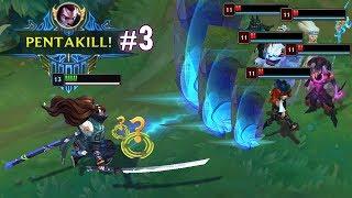 BEST PENTAKILL MOMENTS #3 (Insane Yasuo 1v5 Pentakill, Irelia Perfect Penta...)