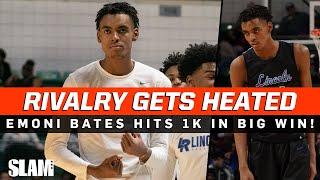 HEATED RIVALRY game?! Emoni Bates gets to 1K points in big W!