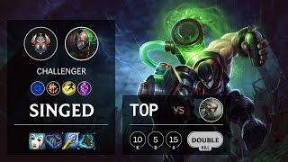 Singed Top vs Camille - EUNE Challenger Patch 10.7