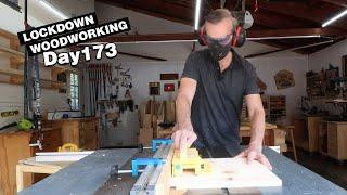 How to make simple rabbet joints using dado blades. Basic box making. | LOCKDOWN DAY 173