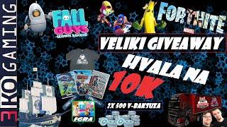 Hvala Na 10K Ljubim vas Sve ! Veliki Giveaway : Fall Guys Igra + 3koGaming Majice itd. - Balkan Live