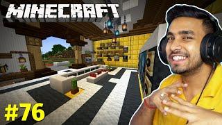 GOLDEN MANSION INTERIOR | MINECRAFT GAMEPLAY #76