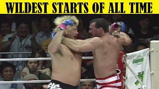 Top 10 Fights With the Craziest & Most Insane Starts