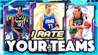 I RATE YOUR TEAMS!! #19! SO MANY GREAT SQUADS!! | NBA 2K20 MyTEAM SQUAD BUILDER REVIEWS!!