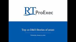 The Top 10 D&O Stories of 2020